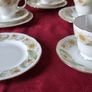 20 Piece Duchess Greensleeves Pattern Bone China Gold Gilt Tea Set For 6 Person Setting Made in England Image 8