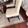 Dining chairs white leather Image 2