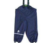 Navy Waterproof Dungarees for ages 1-8 years