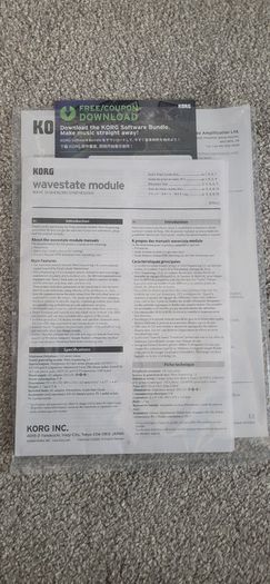 Korg Wavestate Module