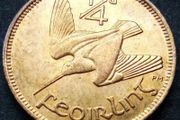 [#499] - Ireland 1949 | Irish 1/4d | Farthing | Woodcock | KM.9 | UNC