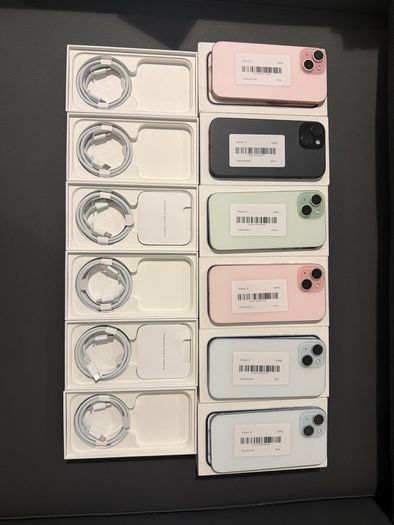 iphone 15,128GB Used Grade A Free phone cover and screen Protector Unlocked .