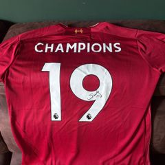 Sadio Mane signed 19/20 Liverpool jersey