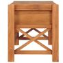 Desk with 2 Drawers 100x40x45 cm Recycled Teak Wood Image 4