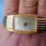 Vintage Bernard Lacomb Women's Two Toned Cuff Band Watch (works well) Image 2