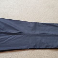 Mens 40" navy pinstripe trousers
