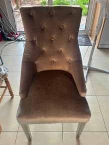 Silver kitchen Chair