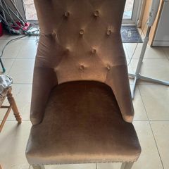 Silver kitchen Chair