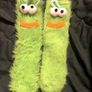 Fuzzy Alien Socks  Cozy & Whimsical Image 7