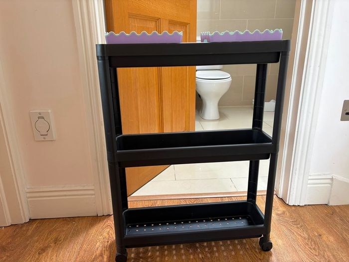 IKEA 3Tier Storage Trolley & 2 Storage Boxes