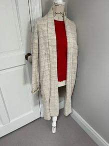 Zara Cream Long Coat