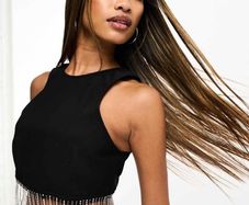 Saint genies cropped top
