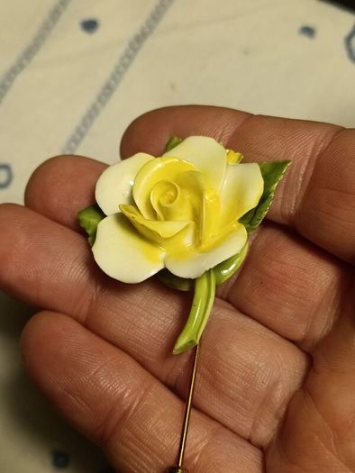 Coalport Vintage Fine Bone China Stickpin