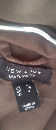 New look khaki parka jacket size UK 8 barely worn