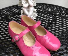 Panache fuchsia pink Mary Janes size Eu 33