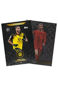Match Attax Bundesliga Leroy Sane #BE8 & Serhou Guirassy #BE7 Black Edge Edition Trading Cards NM