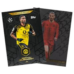 Match Attax Bundesliga Leroy Sane #BE8 & Serhou Guirassy #BE7 Black Edge Edition Trading Cards NM