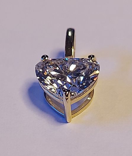 1.04ct Labgrown-Diamond 14K Gold Pendant