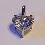 1.04ct Labgrown-Diamond 14K Gold Pendant Image 3
