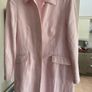 Per Una Pale Pink Linen Coat - Size 12 Image 5