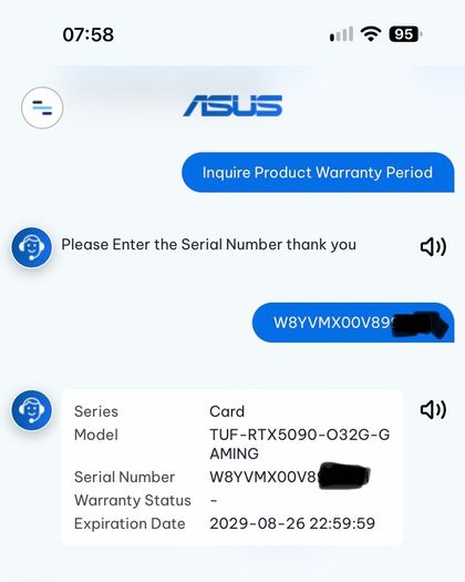 Asus TUF RTX 5090 Brand new / Sealed