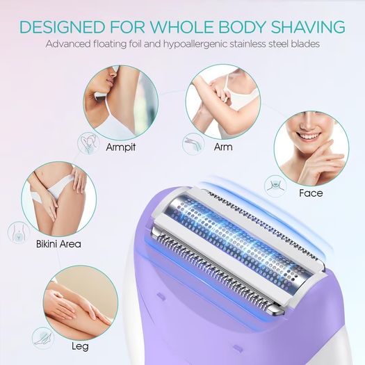 Brand New Epilator for Women, 4-in-1 Epilators Hair Removal with 2 Speeds