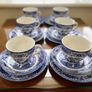 vintage 18 piece blue willow Image 2