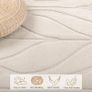 Beige Runner Rugs 80x300 cm Non Slip Hall Runner Rug Washable Hallway Runners Long Boho Carpet Runners Image 4