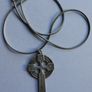 Vintage Sterling Silver 925 Irish Celtic Cross and Necklace (length 16" - 13,52g) Image 3