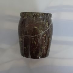 Carved - 'Serpentine' - Natural Rock - Vase