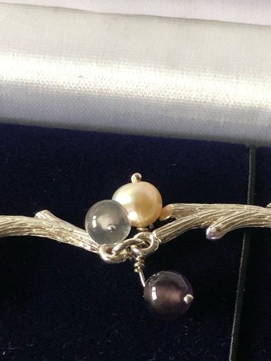 Silver Pearl Bracelet