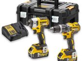 Dewalt DCK266P2T kit DCD796 Combi Drill + DCF887 Impact Driver, 2 x 5Ah Batteries, Charger