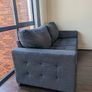 3 seater sofa - grey Image 3