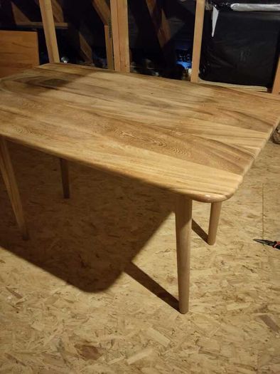 Dining table, solid wood, 130 x 81 cm