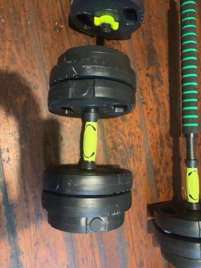 Set of weights.