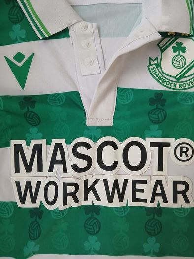 Shamrock Rovers Home Shirt Kids 5-6 Years Macron