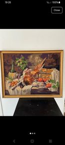 Beautiful framed French tapestry
