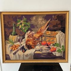 Beautiful framed French tapestry
