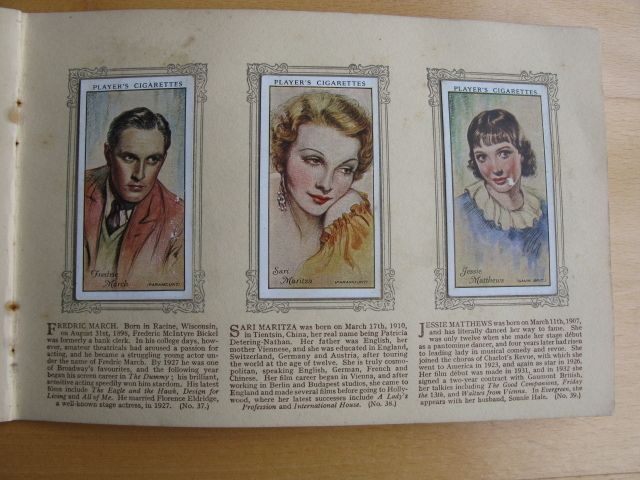 John Player & Sons - An Album Of Film Stars