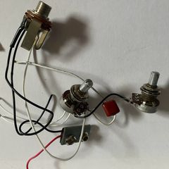 active wiring kit set 2 Pickups pot volume tone jack socket electric guitar parts accessories