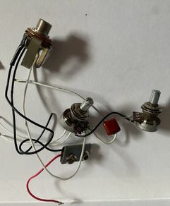 active wiring kit set 2 Pickups pot volume tone jack socket electric guitar parts accessories