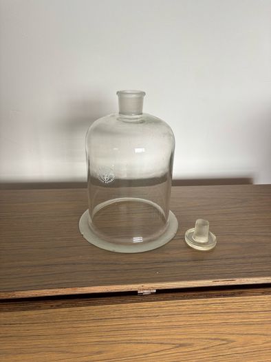 Bell jars and burette reagent bottles