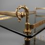 Hollywood Regency Brass & Glass Bar or Drinks Trolley Image 5