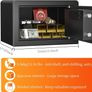 Security Safe box Digital Deposit Box for Home, Small Hidden Safes with Keys, Lock Box for Home Business Office Money Gun Jewelry Passport, 10L Image 2