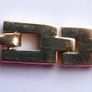 Vintage 1980s Rose Gold Plated Bracelet: Austrian Crystals length 8" Image 7
