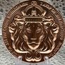1 avdp oz Fine Copper Bullion Scottsdale Lion Stacker. Image 2