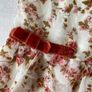 Brand new with tag Girl's Cream Flower Print Dress | Size 5 years Image 2