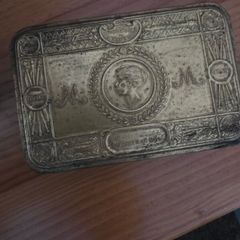 1914 tin with pencil holder