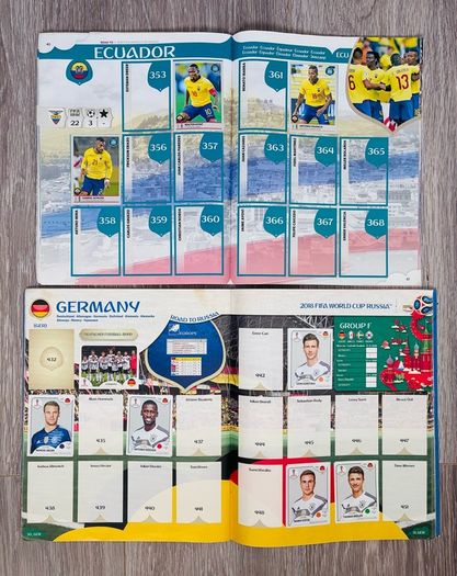Panini FIFA World Cup Russia 2018 Sticker Albums