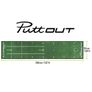 Puttout Golf Mat & trainer stone Image 6